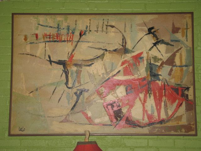 Carlo of Hollywood Mid century painting