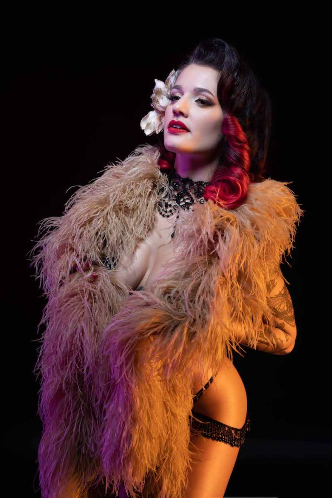 Miss Burlesque Baby pinup girl of the month